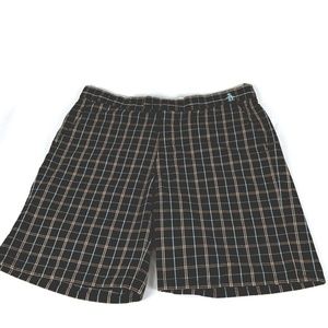 Penguin Munsingwear Mens Plaid Shorts Sz 36